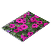 Carnet Pétunias Fleuris Rose Clair (Côté gauche)