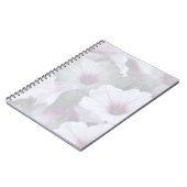 Carnet Pétunias Rose Et Blanc (Côté gauche)