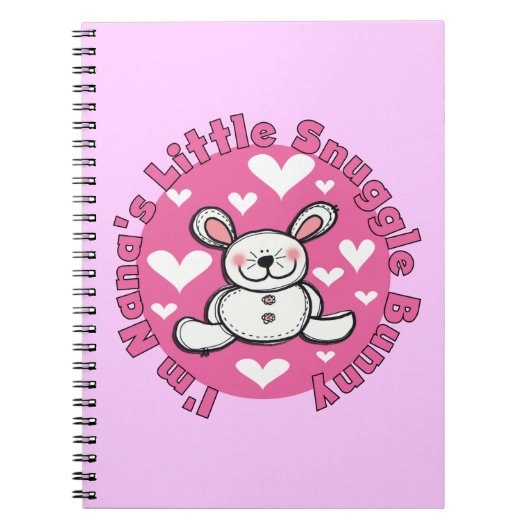 Carnet Peu de lapin du câlin de Nana (Devant)