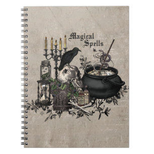 Carnet PEU DE TÉMOINS vintages D'Halloween