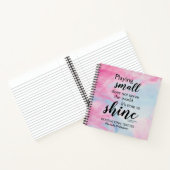 Carnet PEU DE TEMPS POUR MONTRER MOtivationnel personnali (Intérieur)