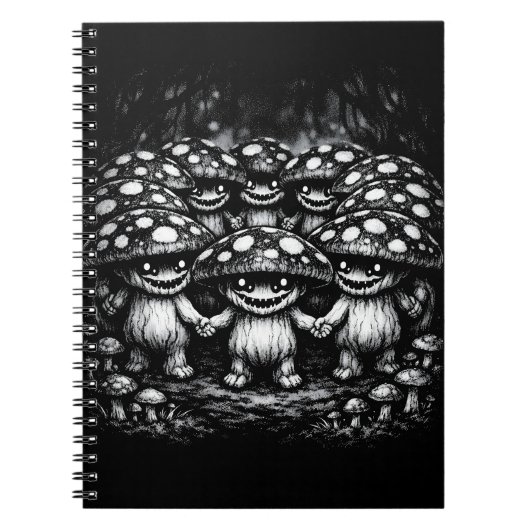 Carnet Peuple Champignon • Créatures de la Forêt par Bur (Devant)