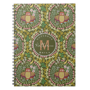 Carnet Peuple de hibou vert