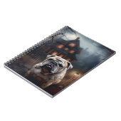 Carnet Peur d'Halloween Bulldog (Côté gauche)