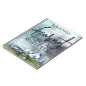 Carnet Peur pas aquarelle Nature Cadeau chrétien pour lui (Côté gauche)