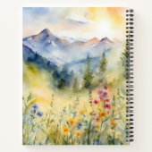 Carnet Peur Pas Bible Verse Aquarelle Nature Chrétienne (Dos)