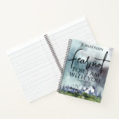 Carnet Peur Pas Bible Verse Aquarelle Nature Pour Lui (Intérieur)