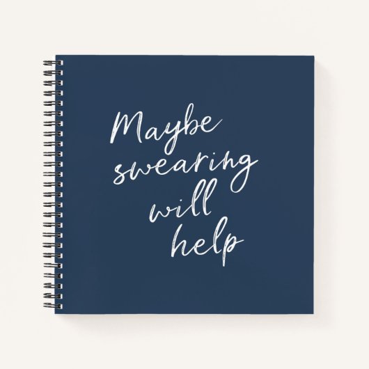 Carnet Peut-Être Que Le Balayage Aidera Cheeky Snarky Dir (Devant)