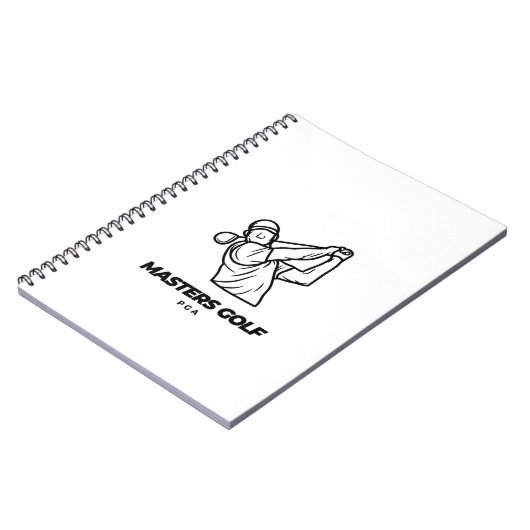 Carnet pga, golf (Côté gauche)