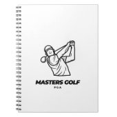 Carnet pga, golf (Devant)