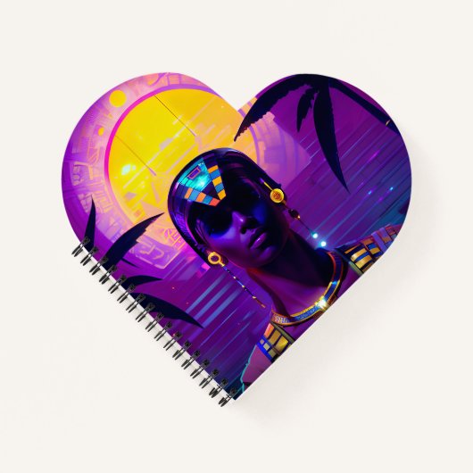 Carnet Pharaon Synthwave (Devant)