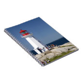 Carnet Phare à Peggy's Cove, Nouvelle-Écosse, Canada. (Côté Droit)