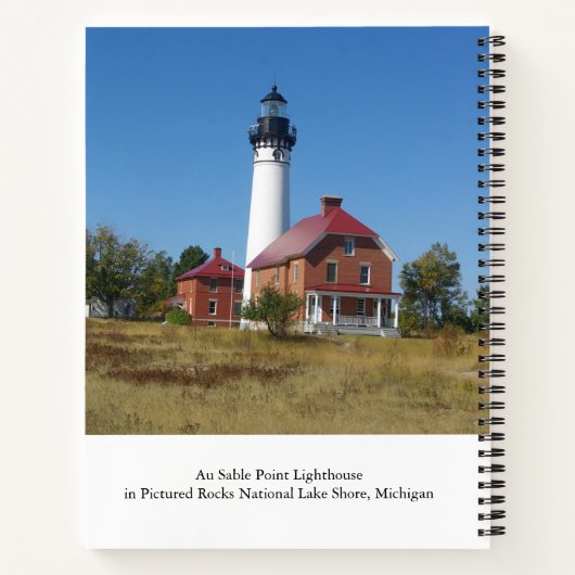 Carnet phare Au Sable Point (Dos)