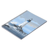 Carnet Phare coloré sur l'océan (Côté gauche)