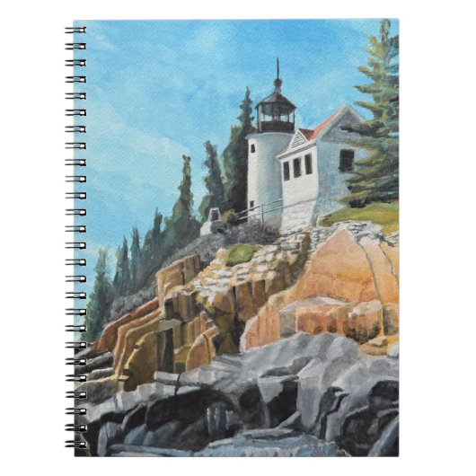 Carnet Phare de Bass Harbor (Devant)