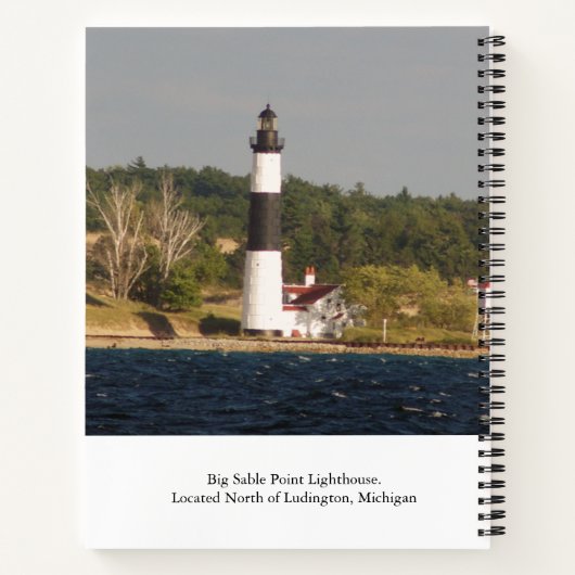 Carnet phare de Big Sable Point (Dos)