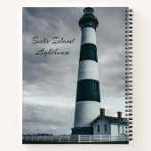 Carnet Phare de Bodie Island noir et blanc (Dos)