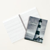 Carnet Phare de Bodie Island noir et blanc (Intérieur)