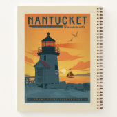 Carnet Phare de Brant Point | Nantucket MA (Dos)