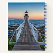 Carnet Phare de Marshall Point au coucher du soleil (Dos)