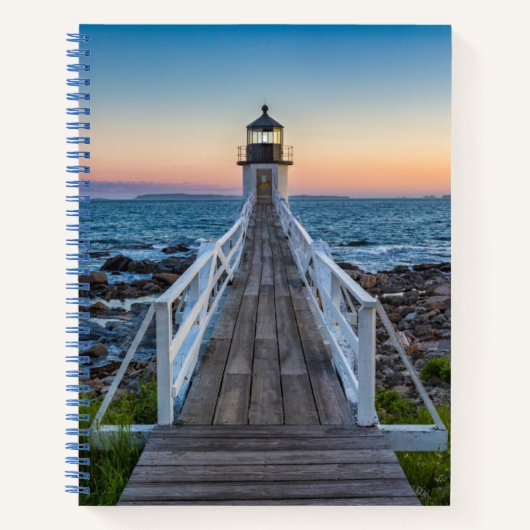 Carnet Phare de Marshall Point au coucher du soleil (Devant)
