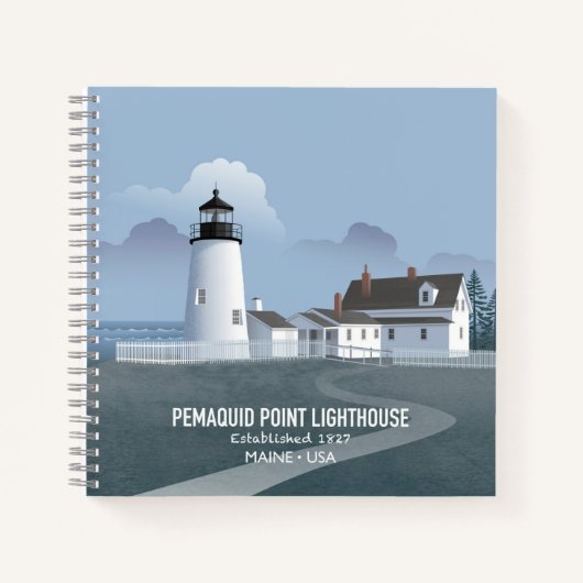 Carnet Phare de Pemaquid Point (Devant)