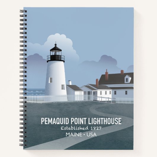 Carnet Phare de Pemaquid Point (Devant)