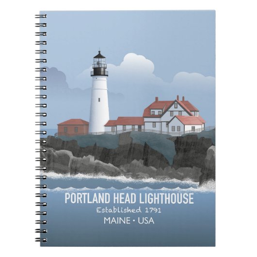 Carnet Phare de Portland Head (Devant)