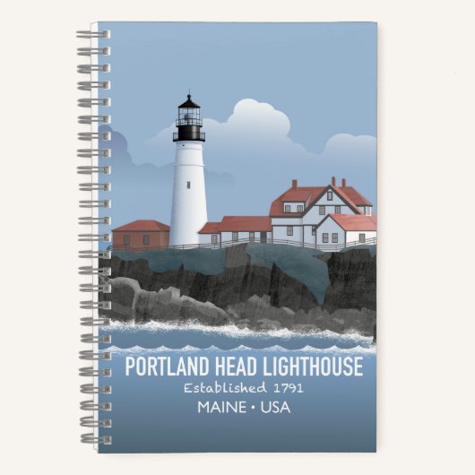Carnet Phare de Portland Head (Recto)