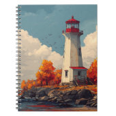 Carnet Phare en automne (Devant)