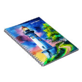 Carnet Phare sous un ciel étoilé (Côté Droit)