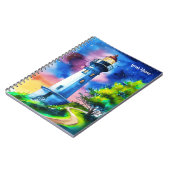 Carnet Phare sous un ciel étoilé (Côté gauche)
