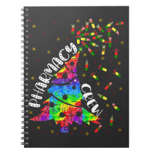 Carnet Pharmacie Christmas Crew Funny Xmas Pharmacist Cad