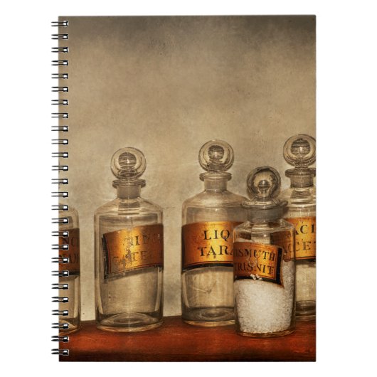 Carnet Pharmacie - Pots pour teintures (Devant)