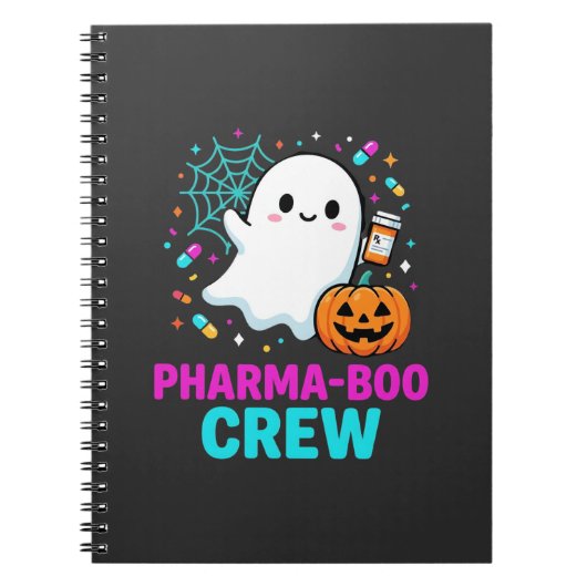Carnet Pharmacien Halloween Pharma-Boo Crew Conception de (Devant)