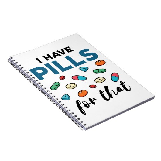 Carnet Pharmacien Tech J'ai des pilules pour ça (Côté Droit)