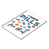 Carnet Pharmacien Tech J'ai des pilules pour ça (Côté gauche)