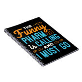 Carnet Pharmacienne Pharmacie Tech Funny Pharm est appelé (Côté Droit)