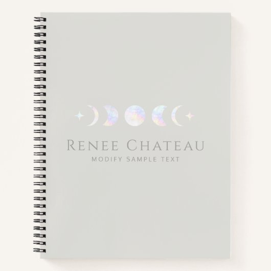 Carnet Phase de la lune (Devant)