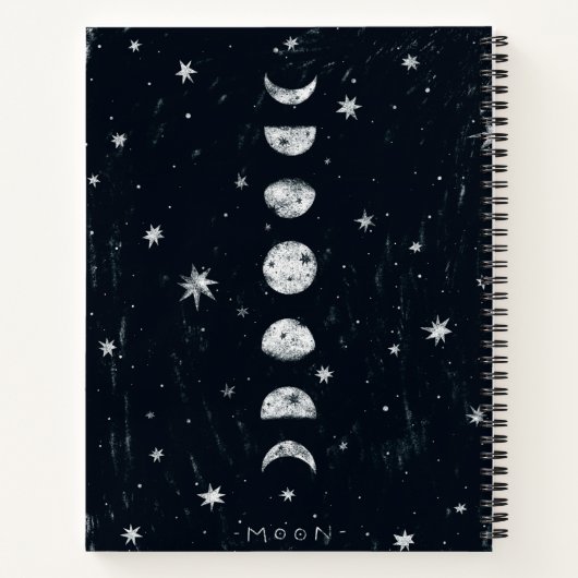 Carnet Phases de la lune (Dos)