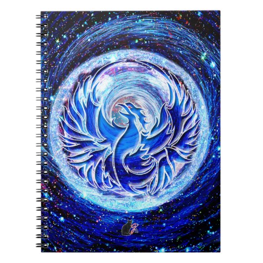 Carnet Phénix Bleu (Devant)