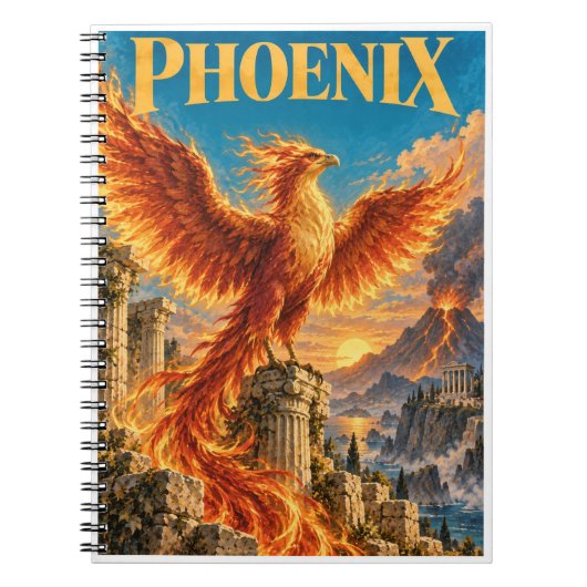 Carnet Phénix, Monstre de Fantasy Gothique (Devant)