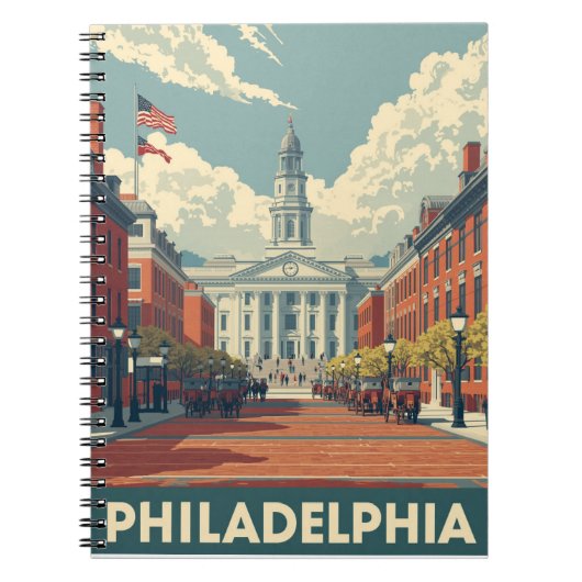 Carnet Philadelphie vintage (Devant)
