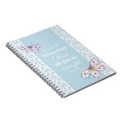 Carnet Philippiens 4:13 Papillon (Côté Droit)