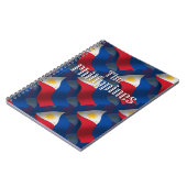 Carnet Philippines ondulant le drapeau (Côté gauche)