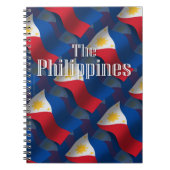Carnet Philippines ondulant le drapeau (Devant)