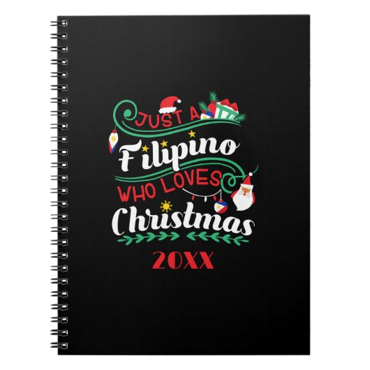 Carnet Philippines - Philippin qui aime Noël (Devant)