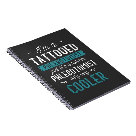 Carnet Phlébotomiste tatoué Tatouage encré Phlebotomie (Côté Droit)