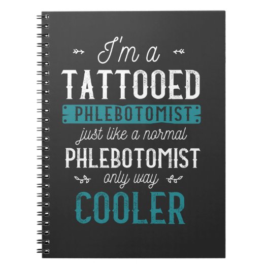 Carnet Phlébotomiste tatoué Tatouage encré Phlebotomie (Devant)