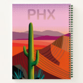 Carnet Phoenix Arizona | Affiche de voyage (Dos)